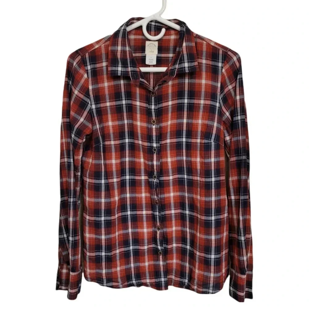 J.Crew plaid the perfect shirt